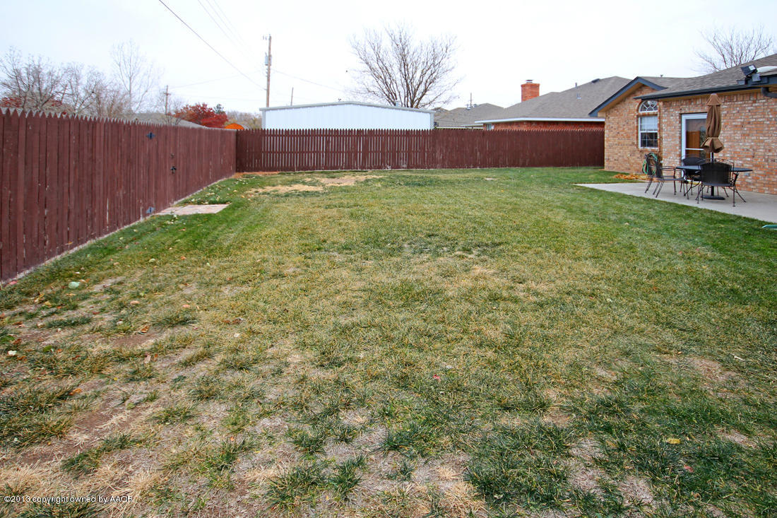 5408 Leo Lane Amarillo, TX 79110 - Photo 33 of 34 Backyard2