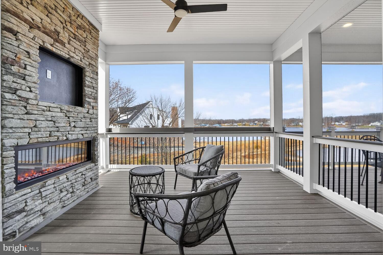 393 Rock Island Ridge Mineral, VA 23117 - Photo 49 of 97 a view of a chairs on the roof deck