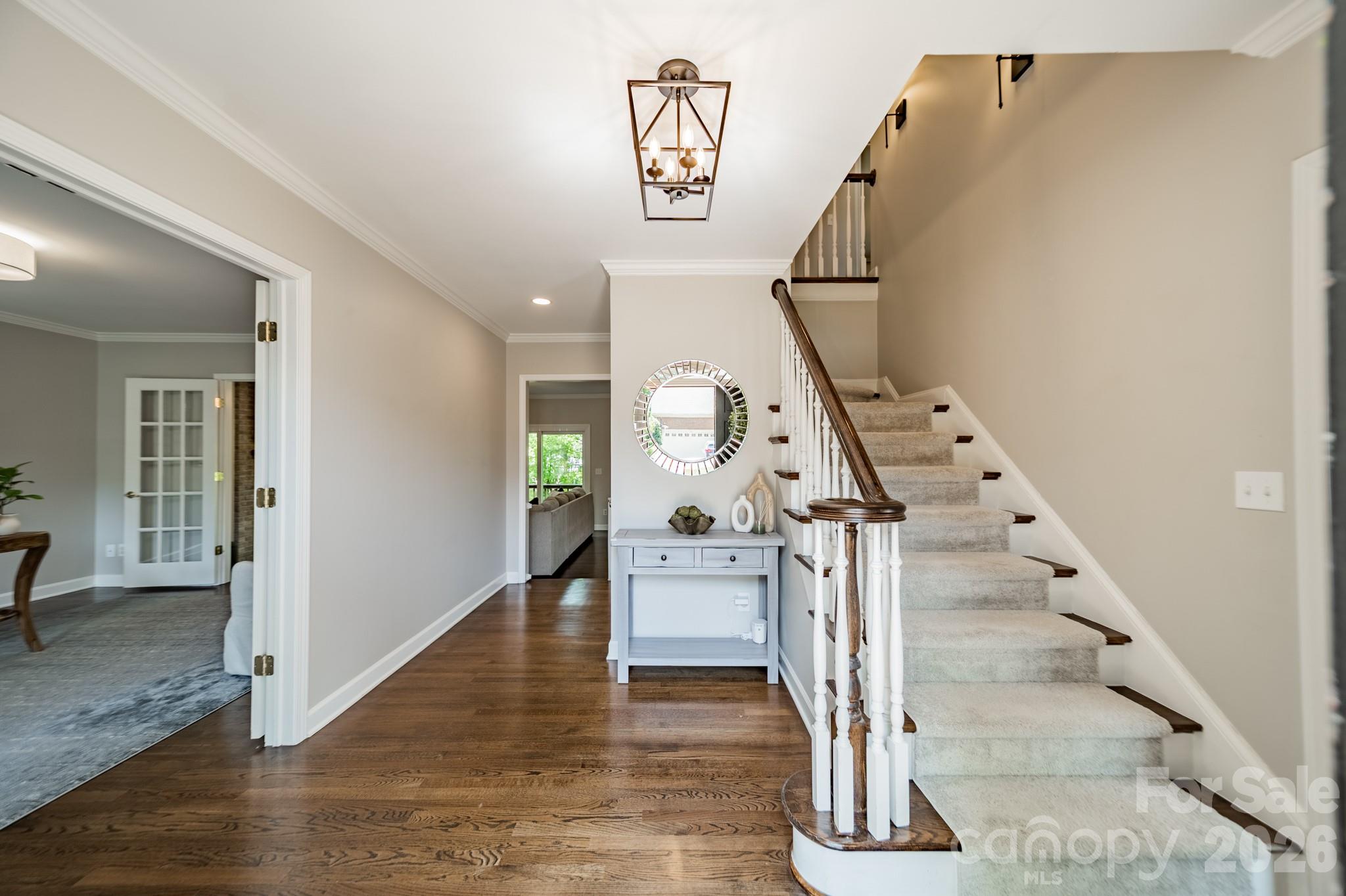 231 South Downs Way Fort Mill, SC 29708 - Photo 4 of 48 a view of entryway and hall with wooden floor