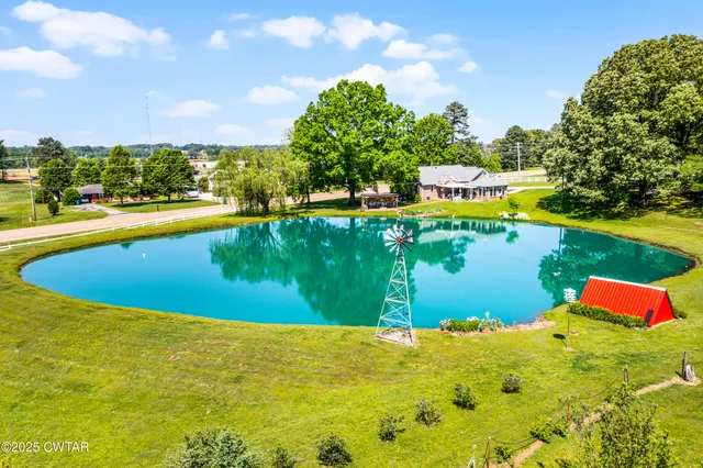 a view of an outdoor space and a lake view