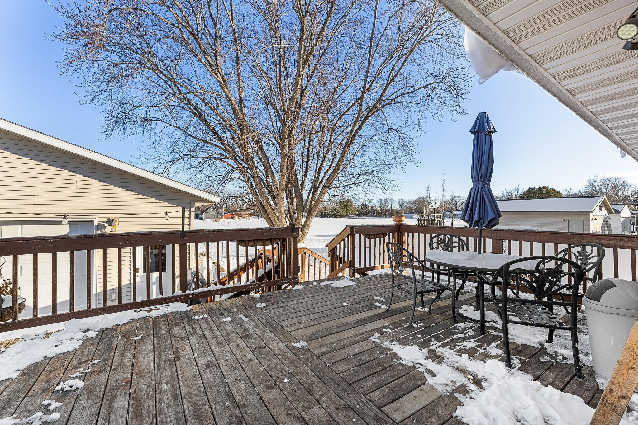 2520 Island Park Road Campbell, WI 54603 - Photo 20 of 22 20 DECK VIEW