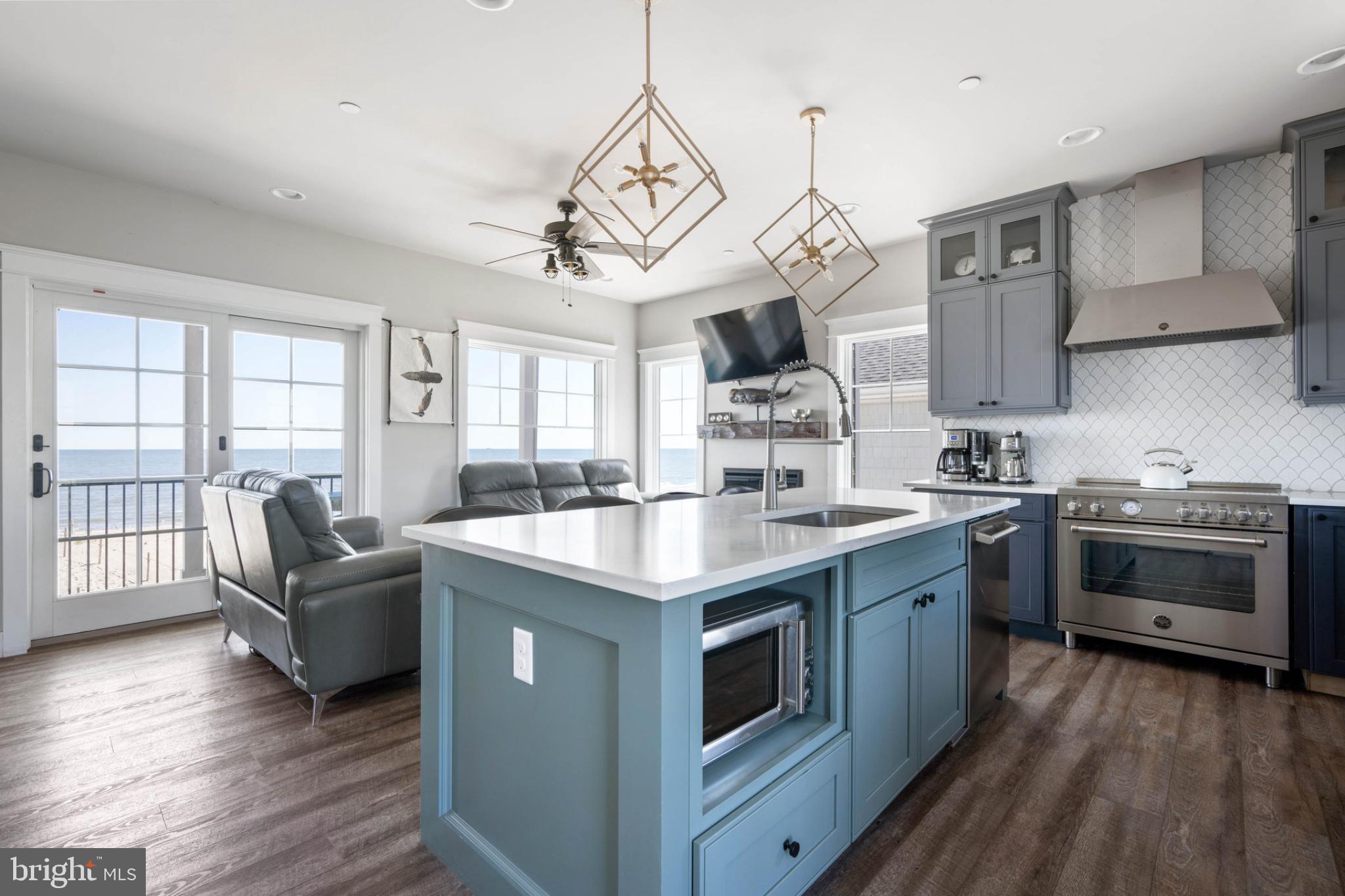 402 Bay Front Road Milton, DE 19968 - Photo 34 of 50 Coastal kitchen with stunning views.