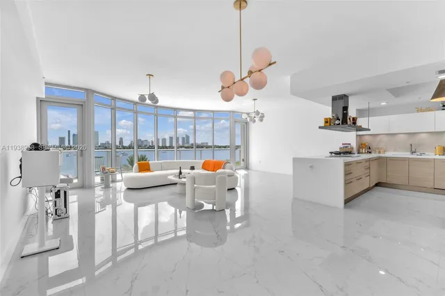 a kitchen view with wooden cabinets and stainless steel appliances