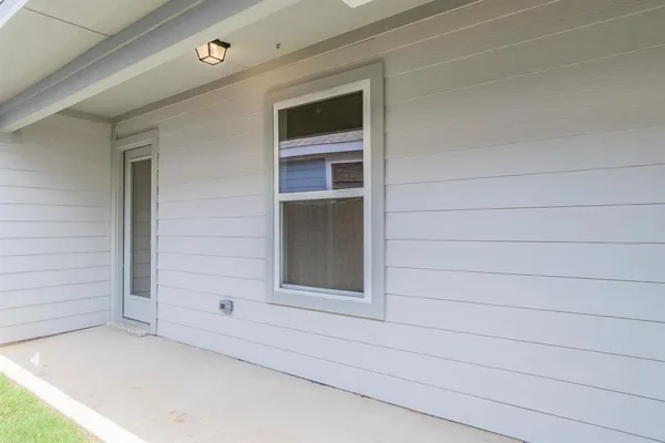 a view of front door