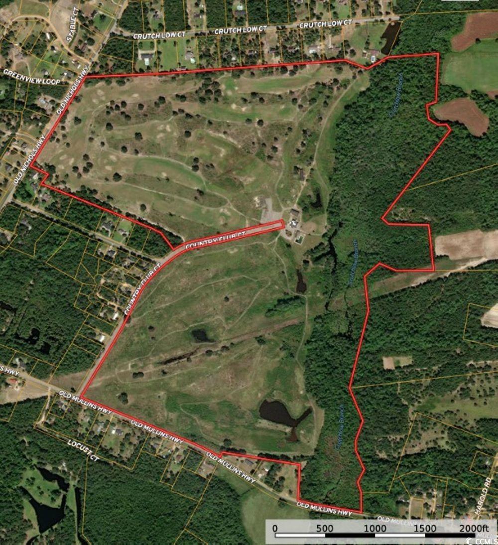 Map / location with property boundaries highlighte