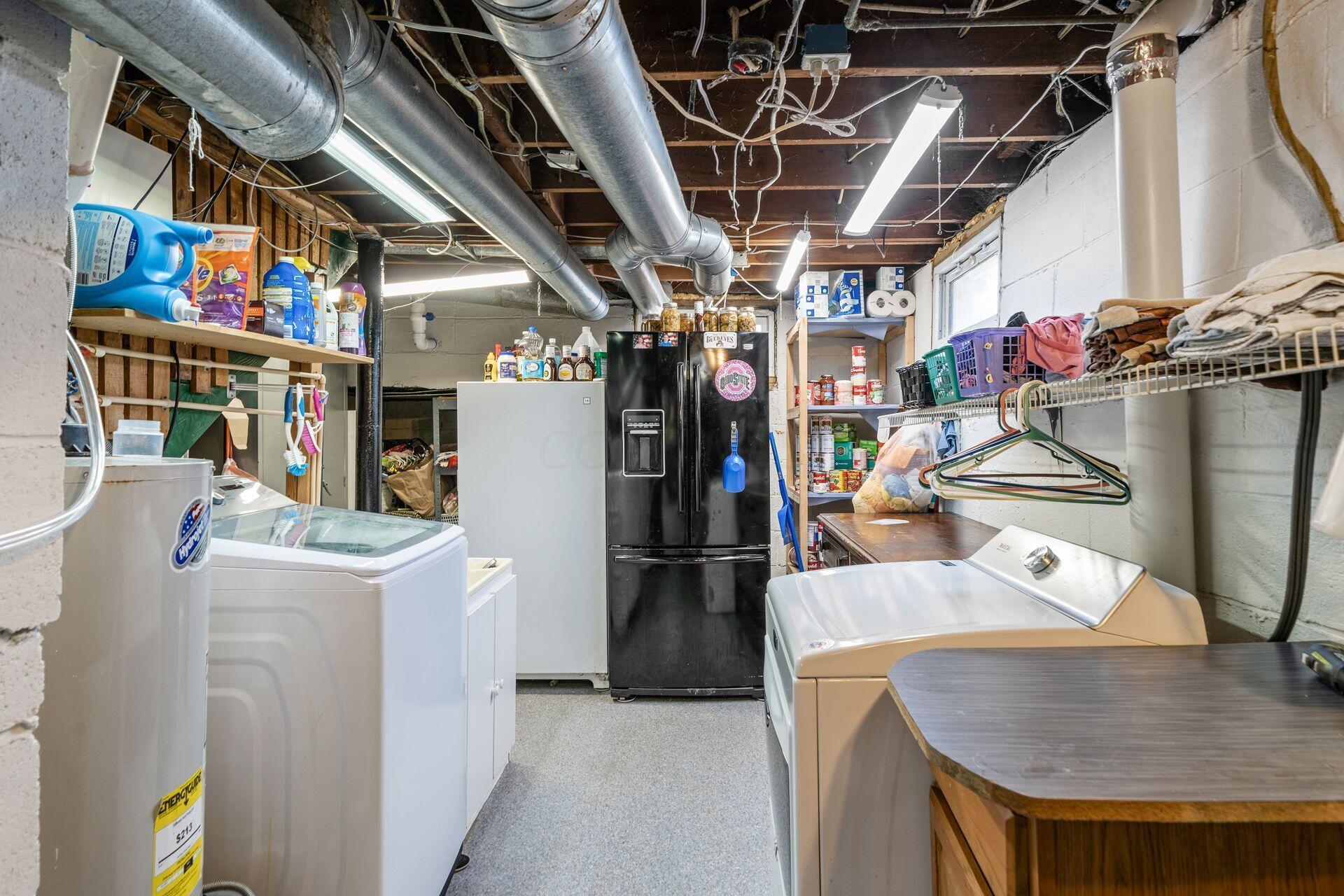 3463 Beulah Road Columbus, OH 43224 - Photo 31 of 49 Basement Mechanicals, Laundry & Storage