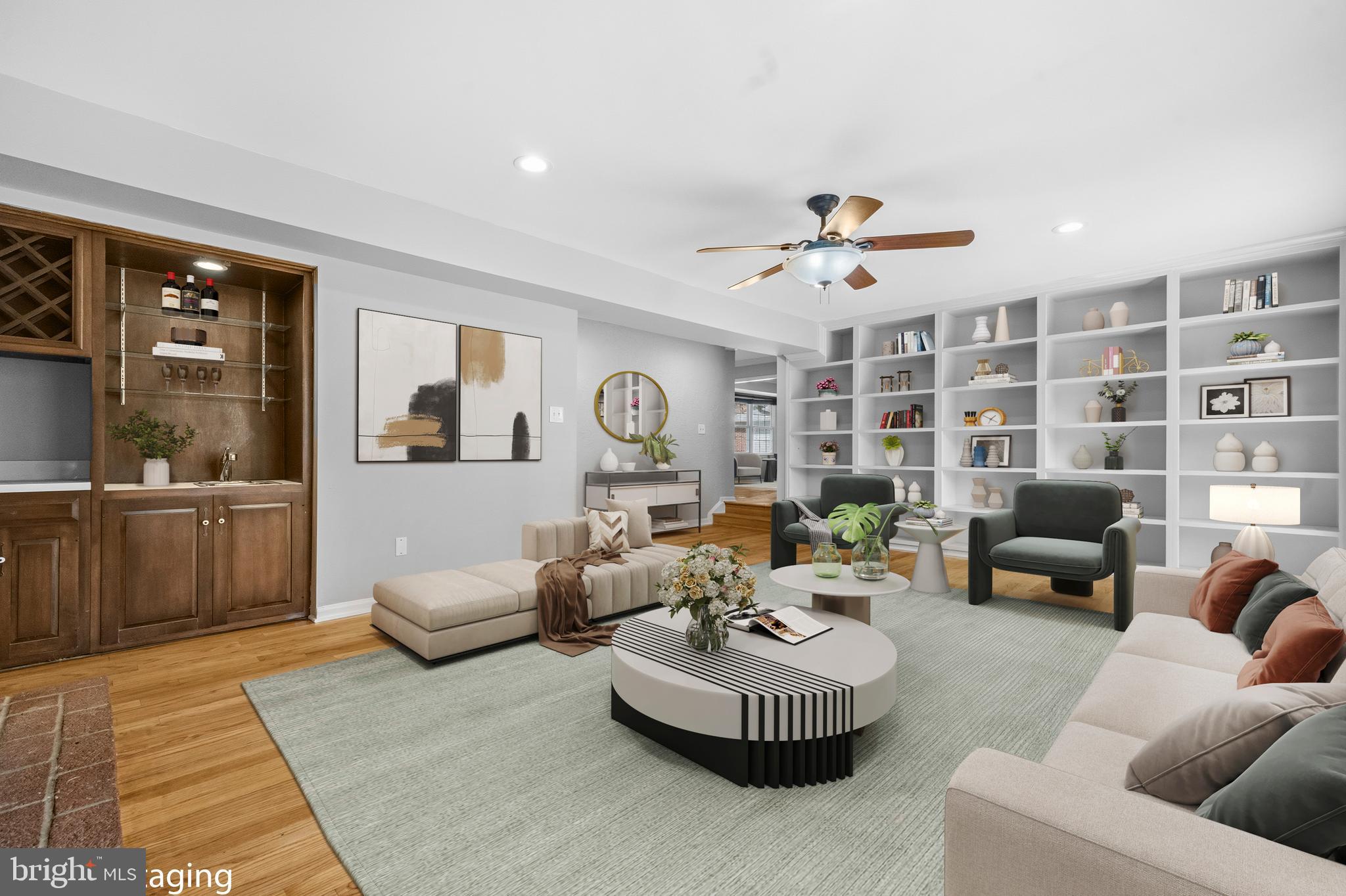 7201 Neaptide Lane Burke, VA 22015 - Photo 24 of 75 a living room with furniture and a large window