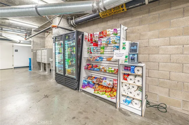 a view of storage and utility room