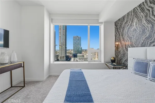 a view of a living room and a couch