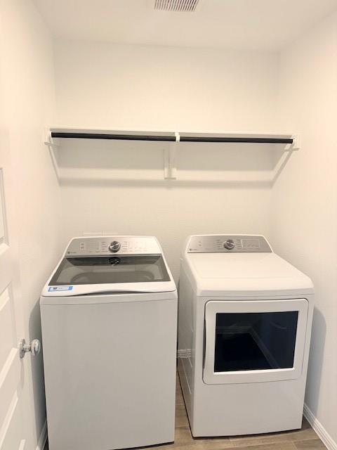 14205 Bacton Road Pilot Point, TX 76258 - Photo 19 of 19 a utility room with dryer and washer