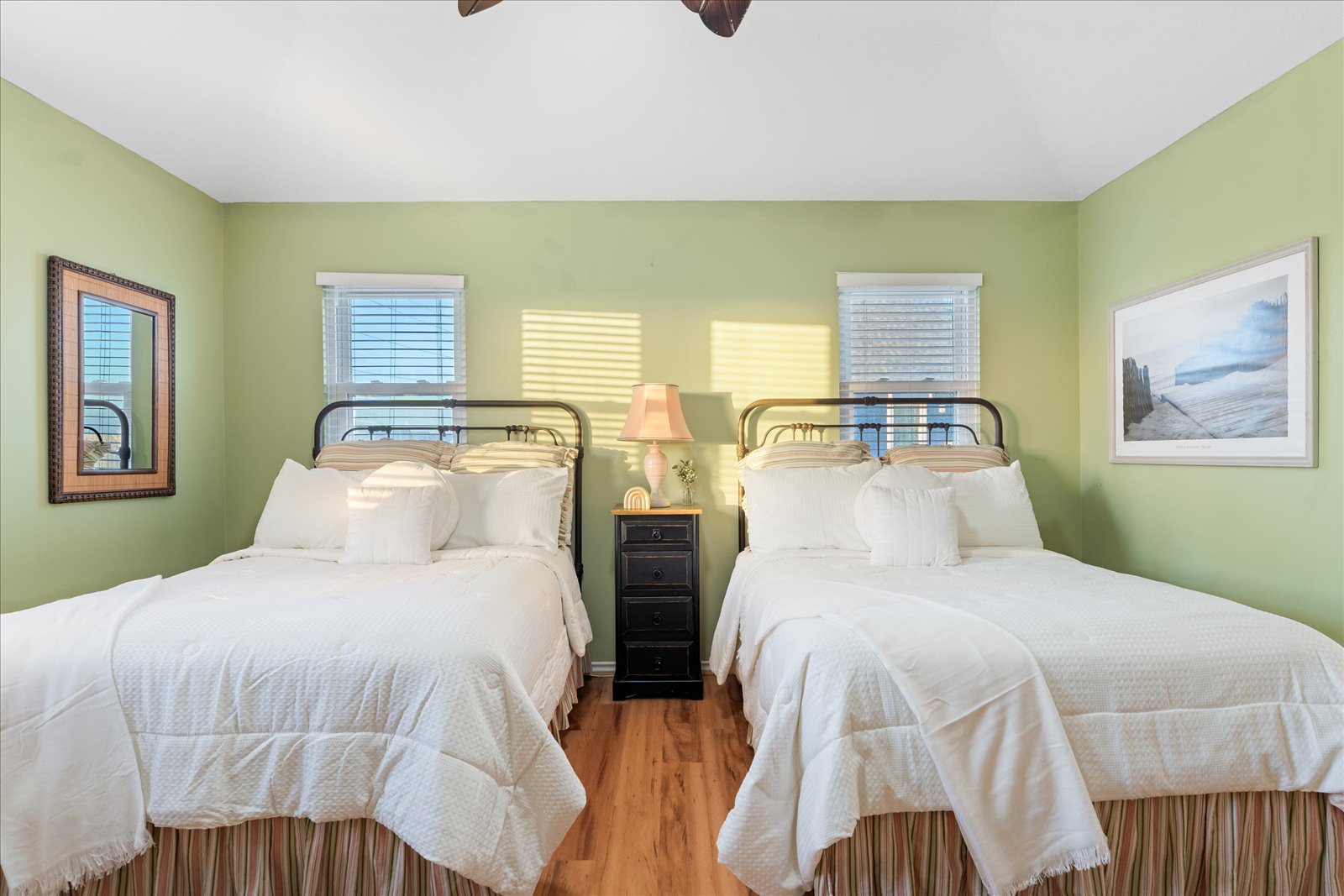 24043 Termini-San Luis Pass Road Galveston, TX 77554 - Photo 16 of 26 a bedroom with two beds and a window