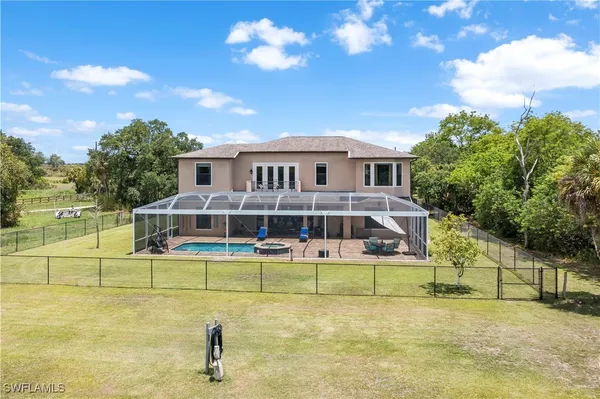 a house view with a garden space