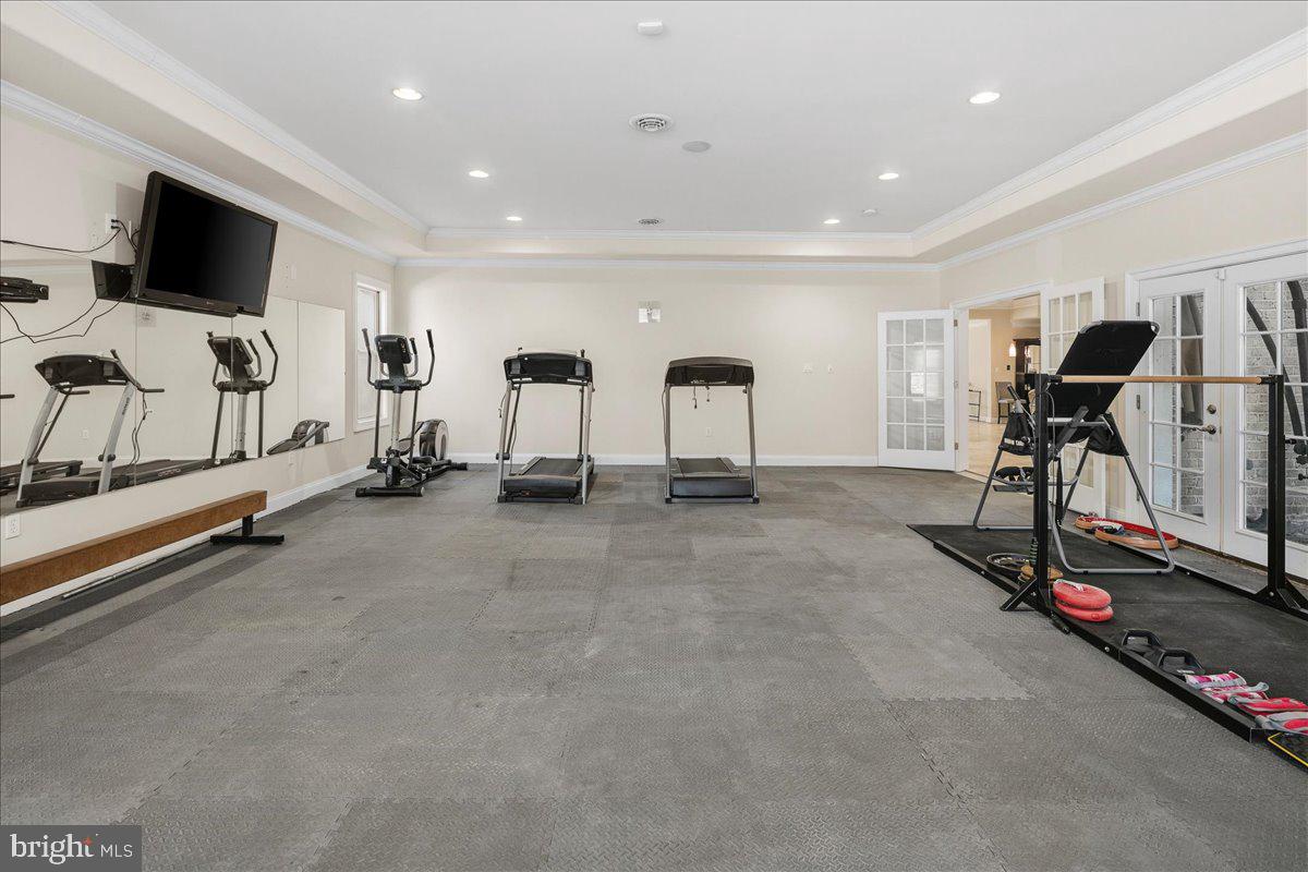 11846 Chapel Road Clifton, VA 20124 - Photo 114 of 143 a view of a room with gym equipment