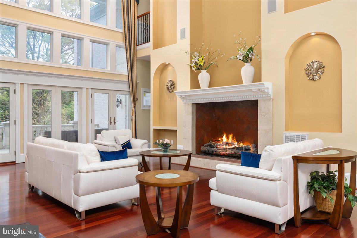 11846 Chapel Road Clifton, VA 20124 - Photo 13 of 143 Elegant living space with a cozy fire.