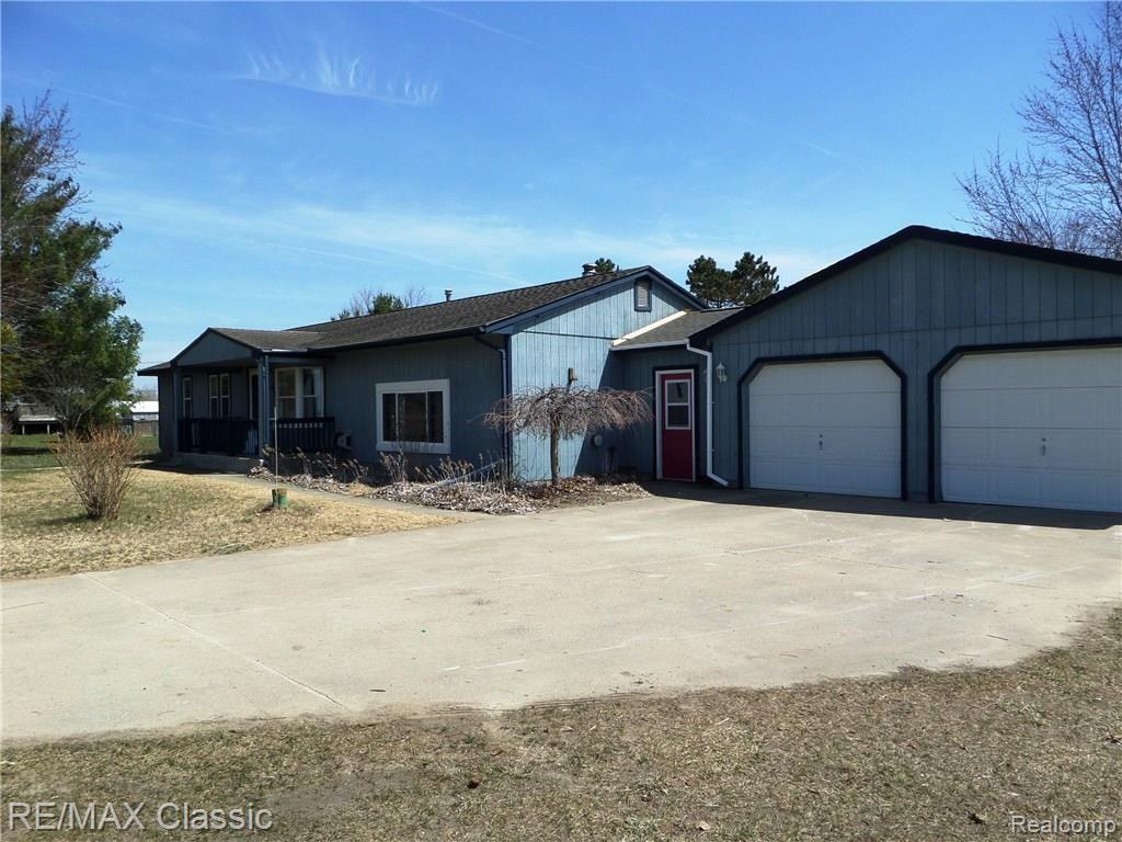 Over sized 2+ car attached garage with direct access to the home.
