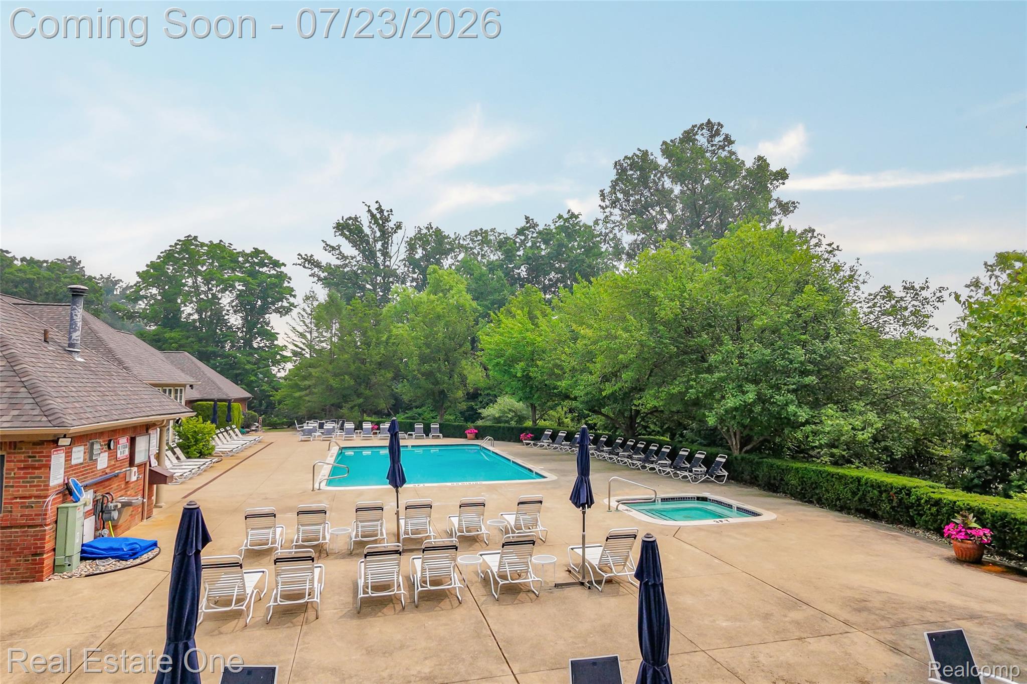 3570 Tremonte Circle, Unit 282 Rochester, MI 48306 - Photo 38 of 44 Community pool area also includes a hot tub