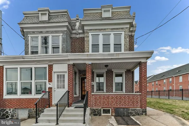 a view of a building with a window