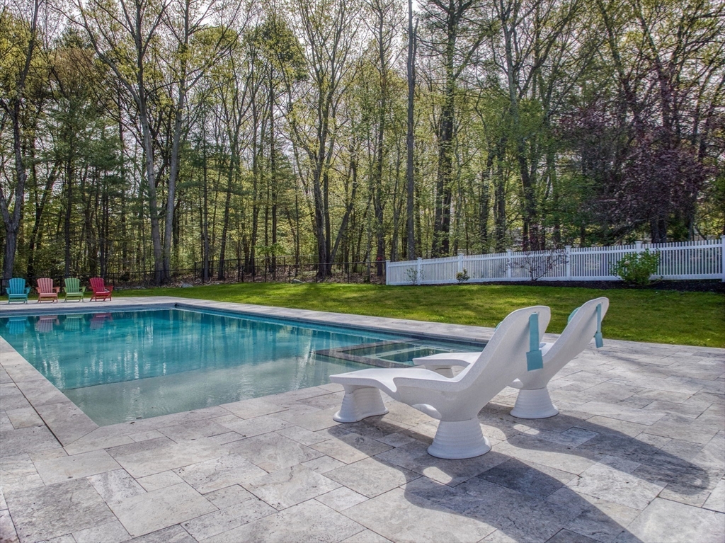 35 Buehler Road Bedford, MA 01730 - Photo 35 of 41 a view of yard with swimming pool and sitting area
