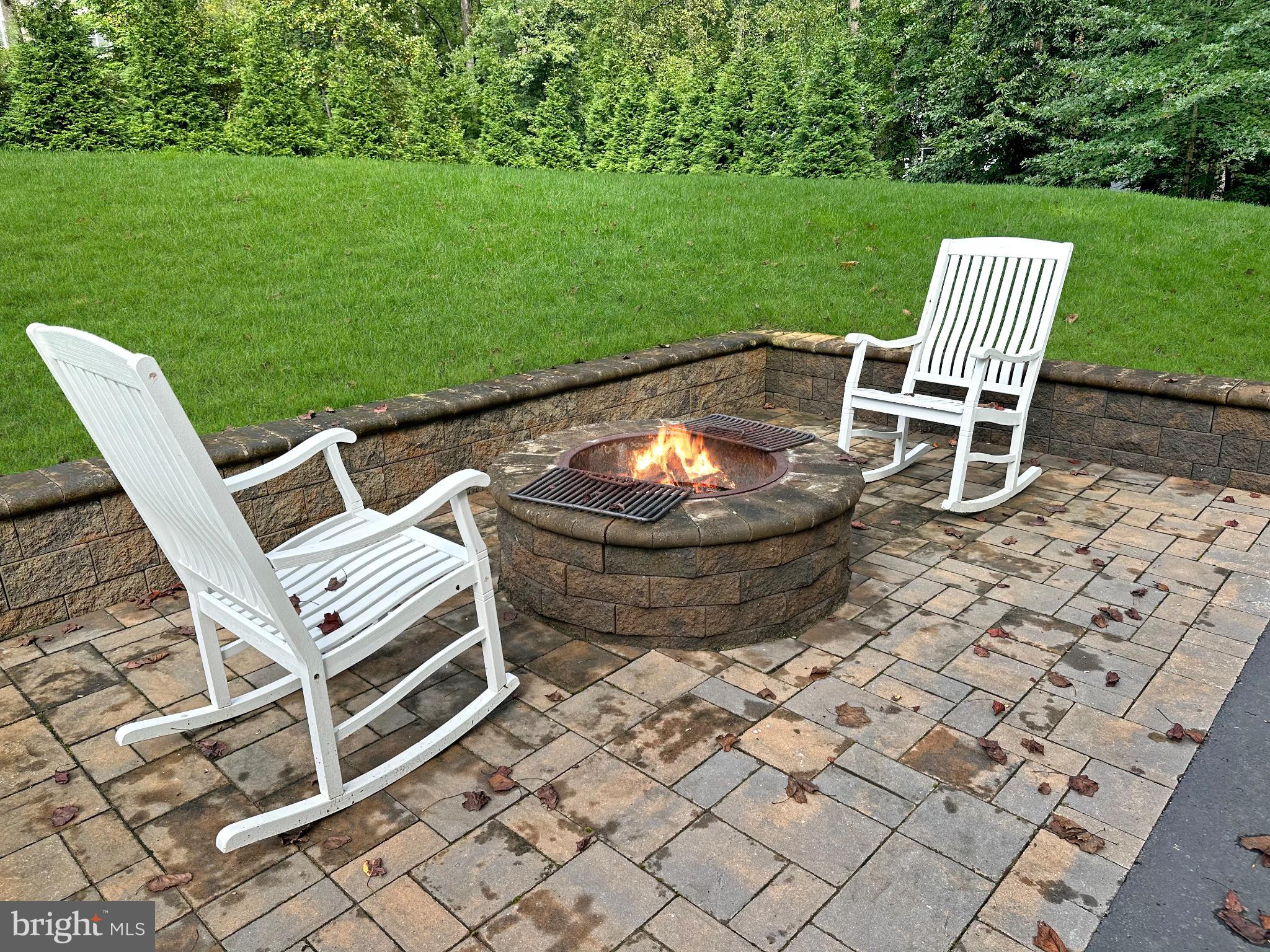 504 Teak Road Crownsville, MD 21032 - Photo 17 of 94 Paver Patio w/ Fire Pit For Entertaining!