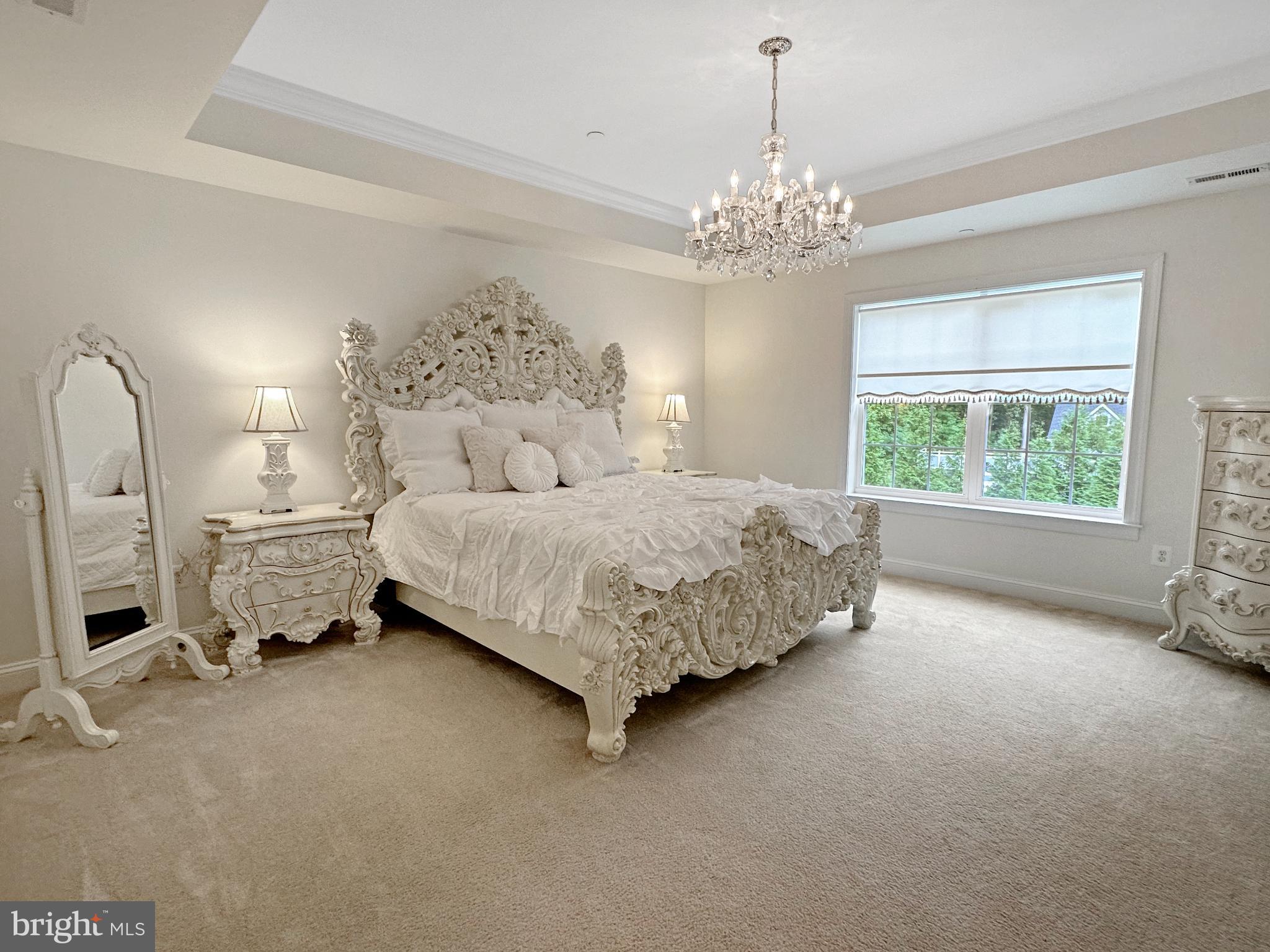504 Teak Road Crownsville, MD 21032 - Photo 38 of 94 Upper Level Primary Bedroom w/ Tray Ceilings
