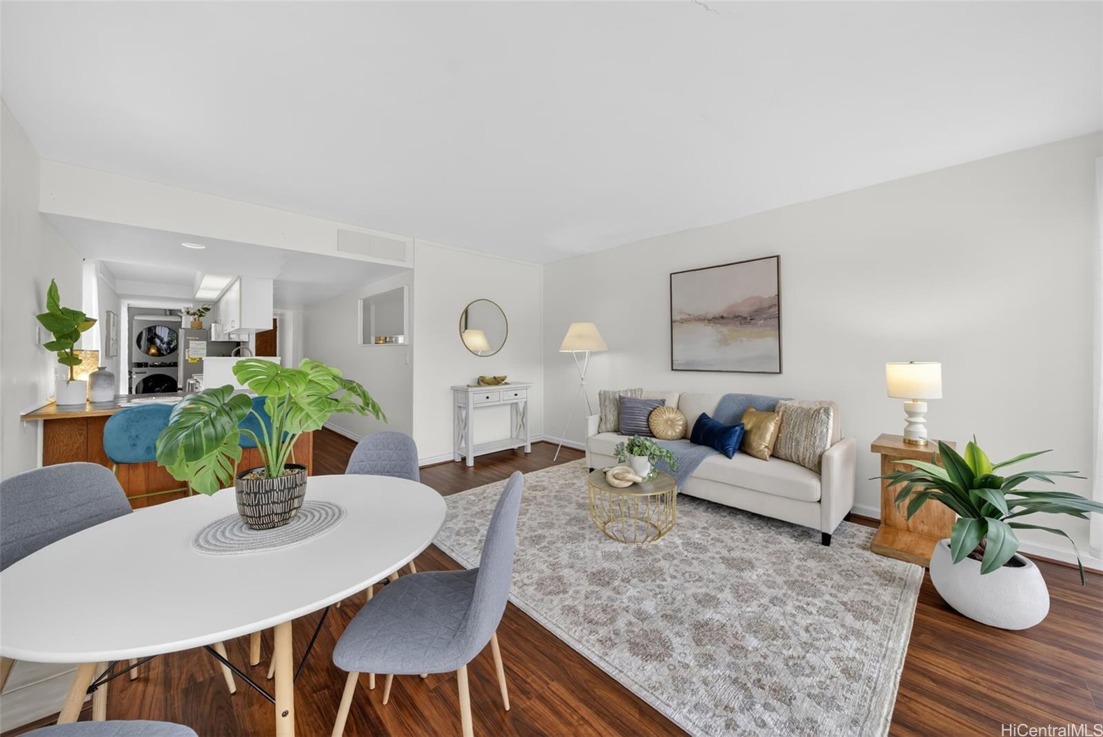 217 Prospect Street, Unit M9 Honolulu, HI 96813 - Photo 5 of 22 a view of a dining room with furniture and wooden floor