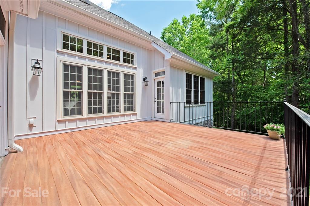 145 Huntington Ridge Place Mooresville, NC 28115 - Photo 40 of 45 a view of a house with a wooden deck