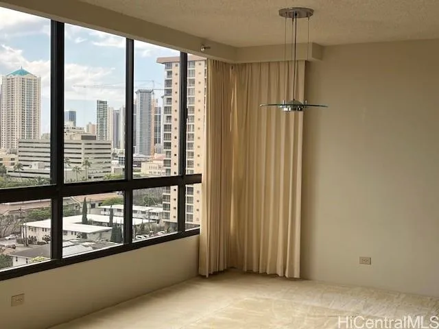 a view of a room with window