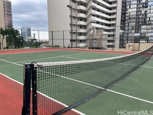 a view of a tennis court