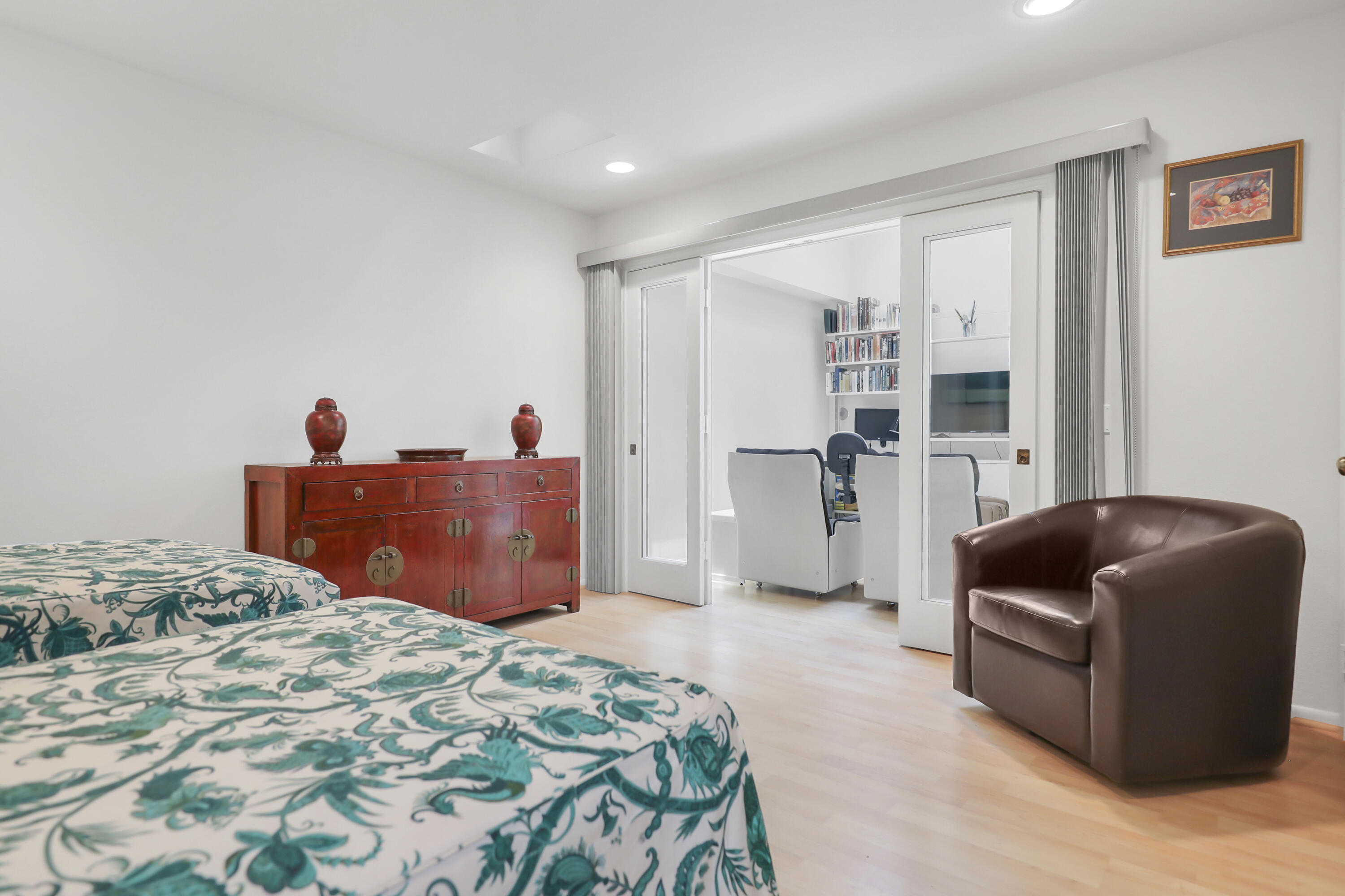 164 Deer Spring Way Palm Desert, CA 92211 - Photo 18 of 30 a bedroom with a bed and furniture