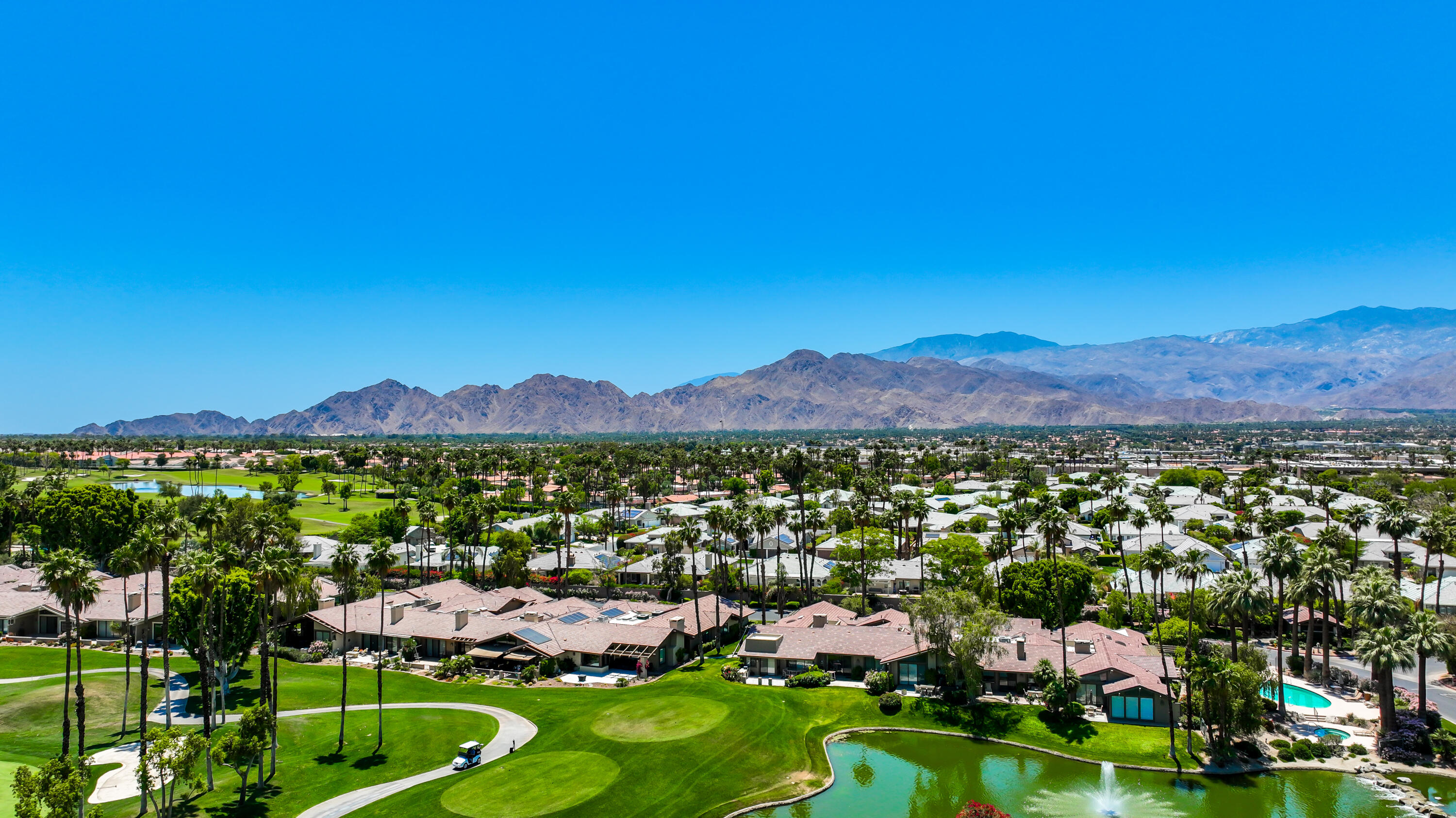 164 Deer Spring Way Palm Desert, CA 92211 - Photo 28 of 30 a view of a city with a mountain