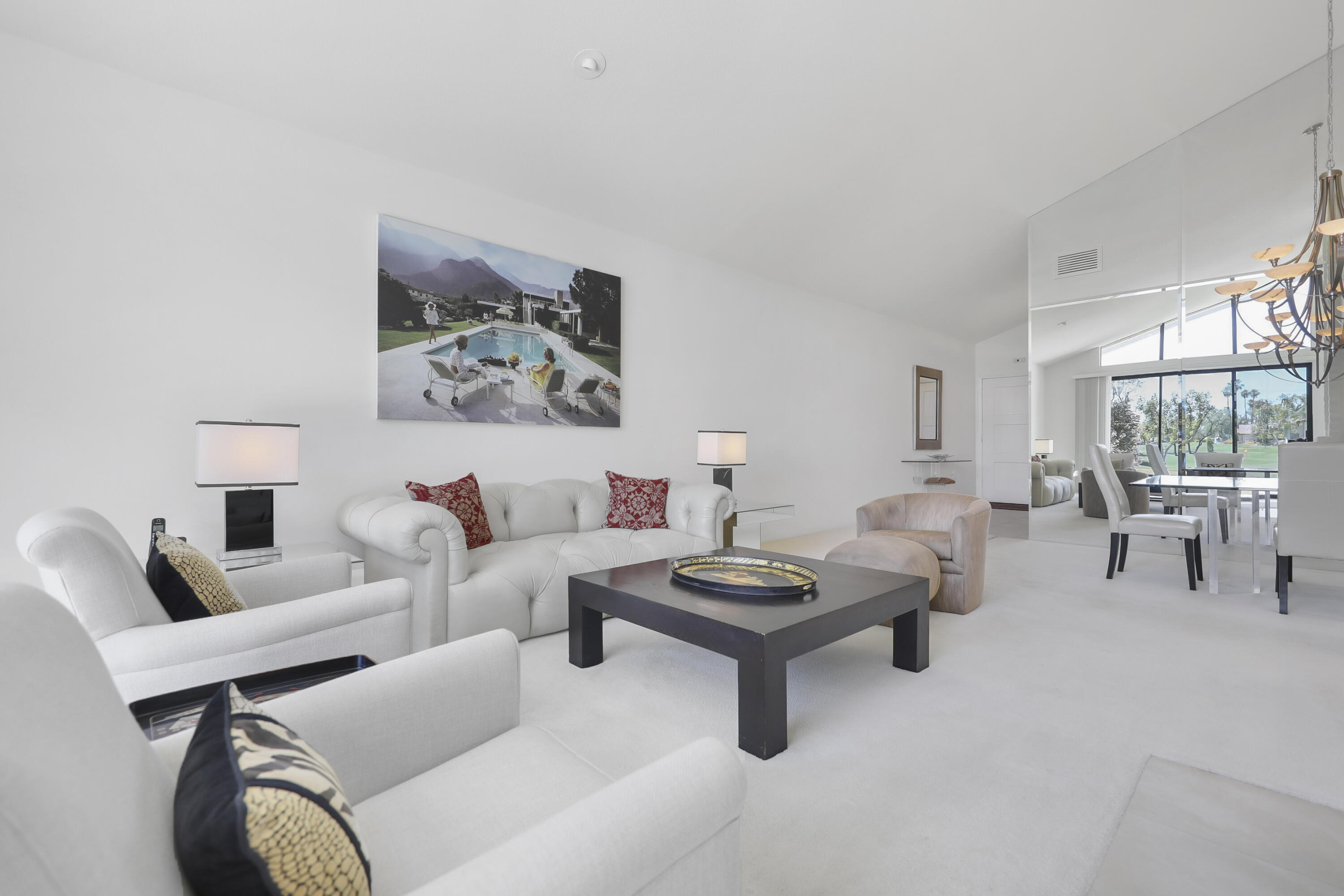 164 Deer Spring Way Palm Desert, CA 92211 - Photo 5 of 30 a living room with furniture and a large window