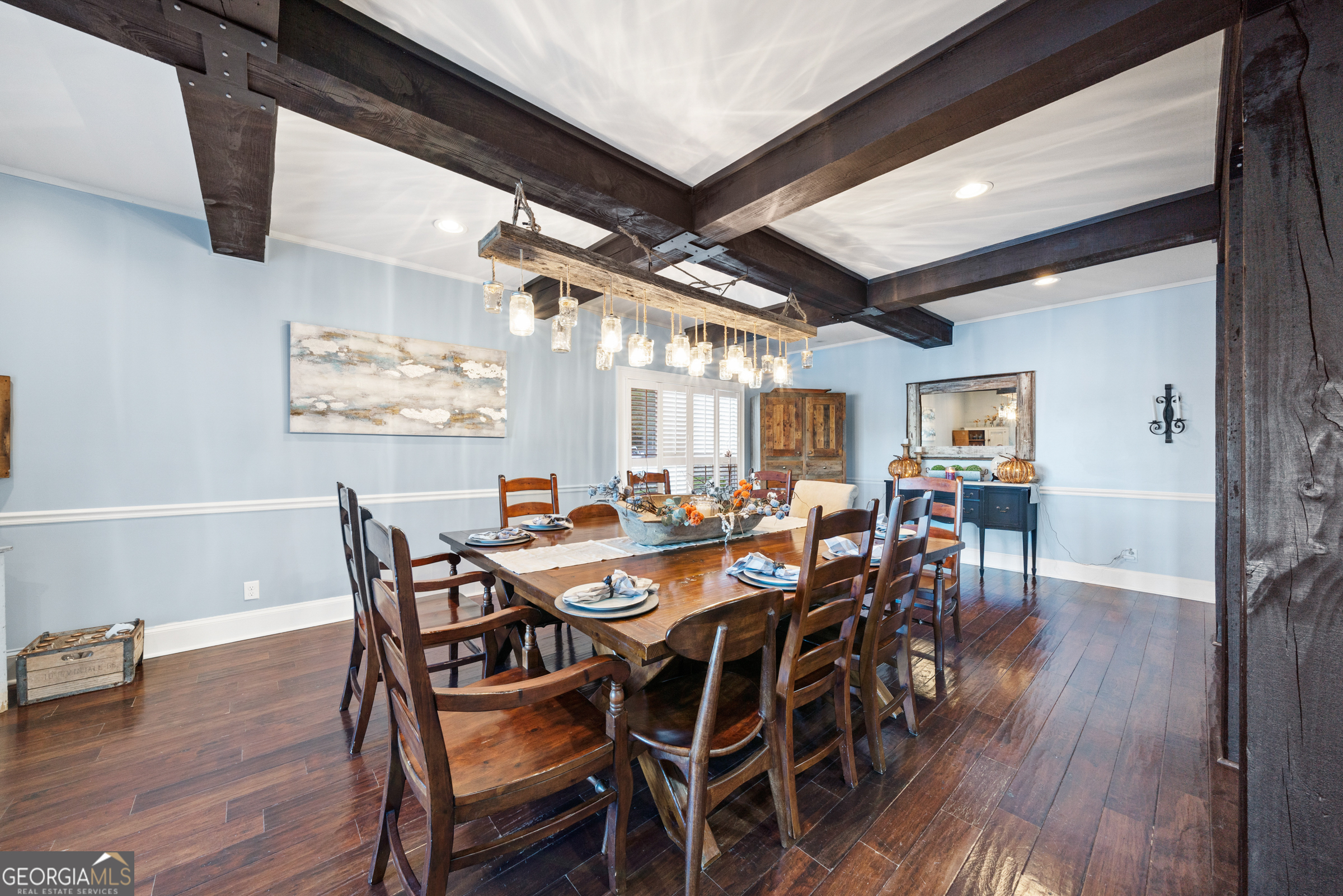 121 Grace Trace Lizella, GA 31052 - Photo 101 of 197 a view of a dining room with furniture and wooden floor