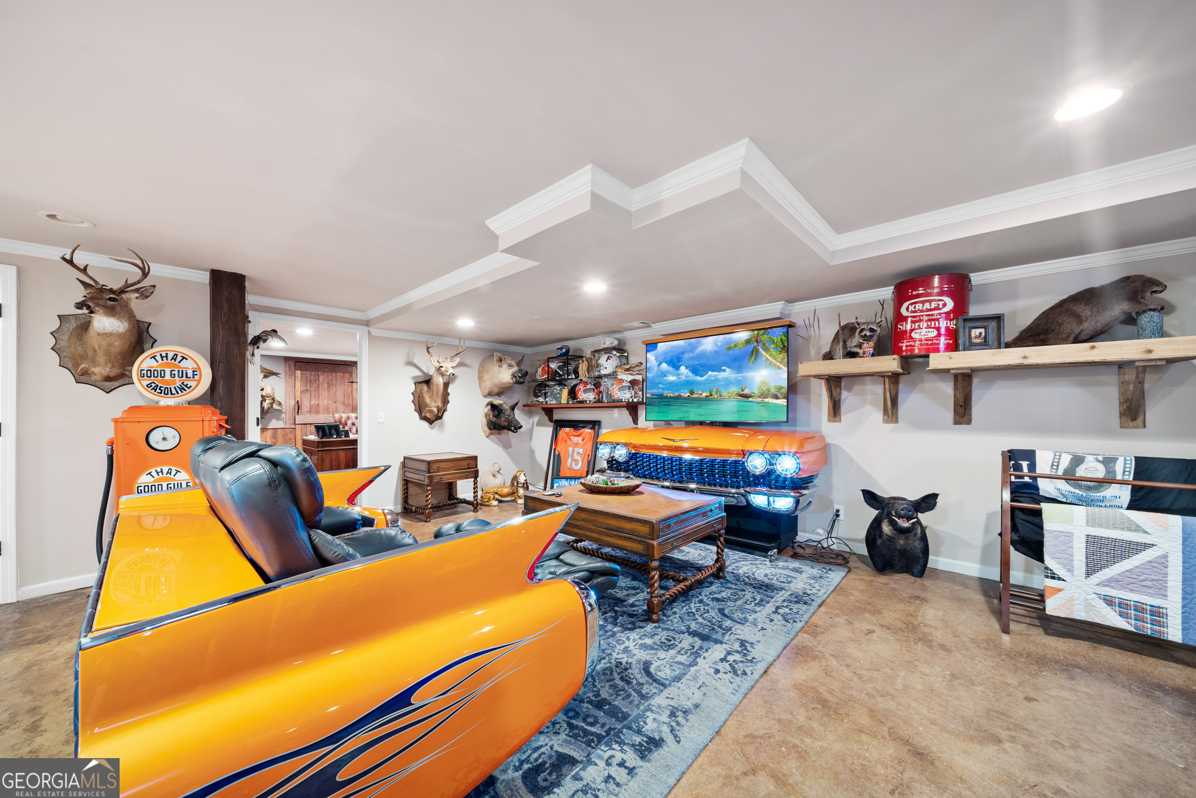 121 Grace Trace Lizella, GA 31052 - Photo 103 of 197 a living room with lots of furniture and a flat screen tv