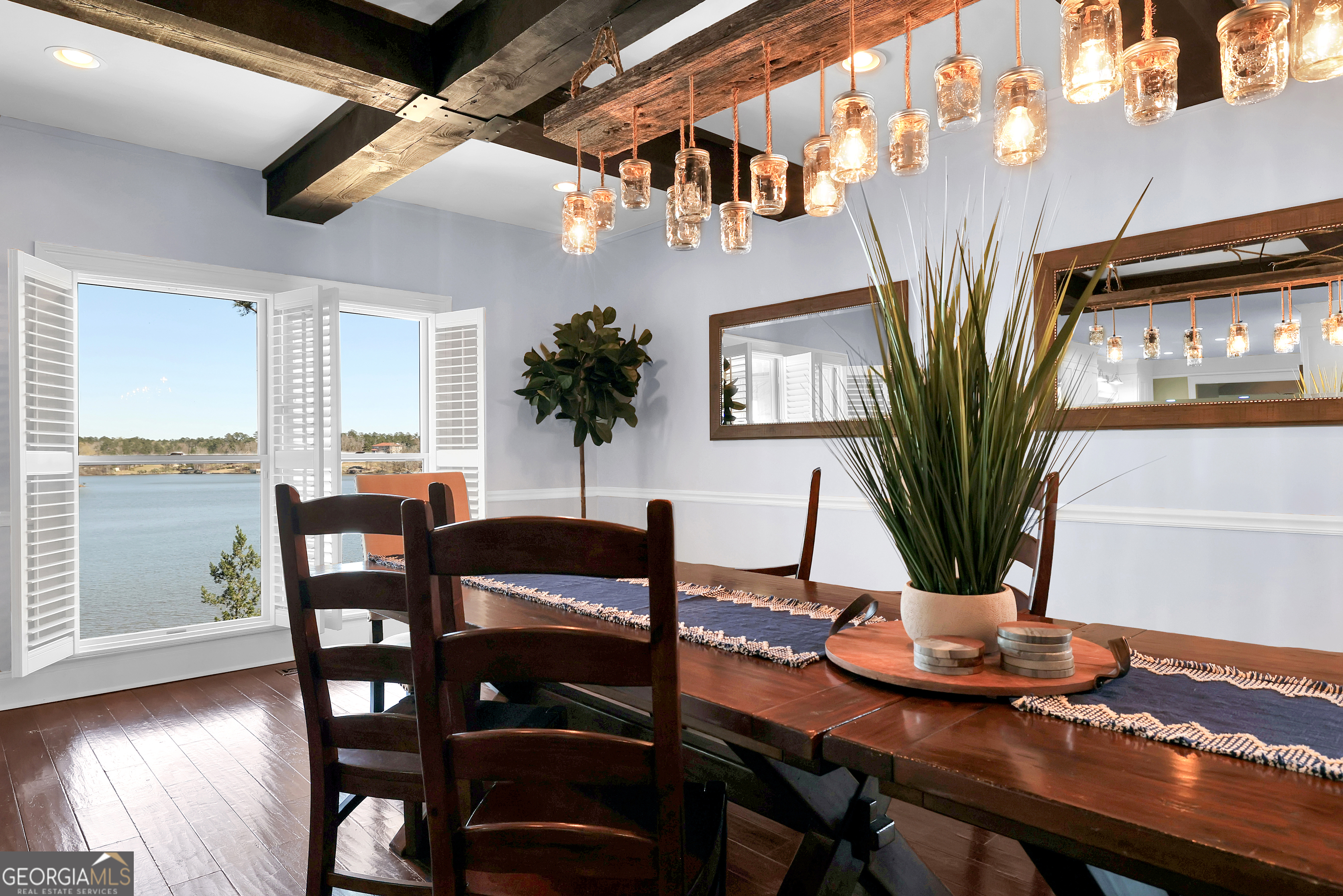 121 Grace Trace Lizella, GA 31052 - Photo 15 of 197 a view of a dining room with furniture window and wooden floor