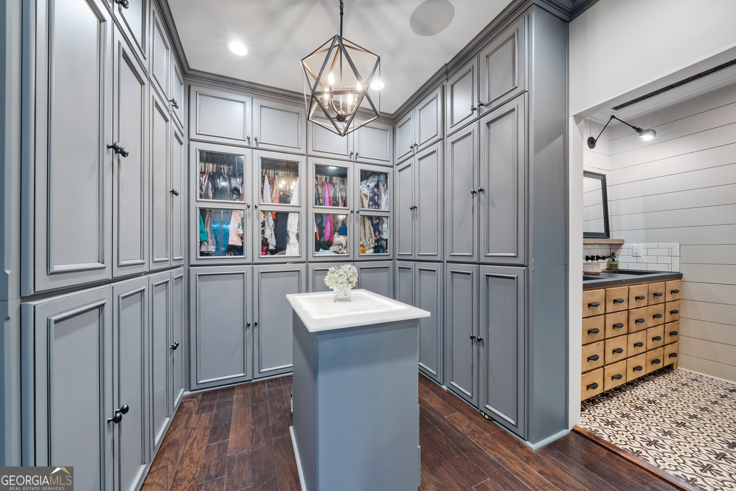 121 Grace Trace Lizella, GA 31052 - Photo 80 of 197 a kitchen with stainless steel appliances granite countertop a refrigerator and a sink