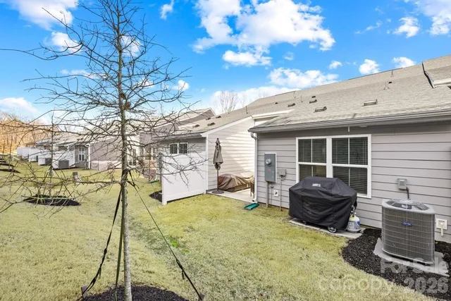 a view of a house with a patio