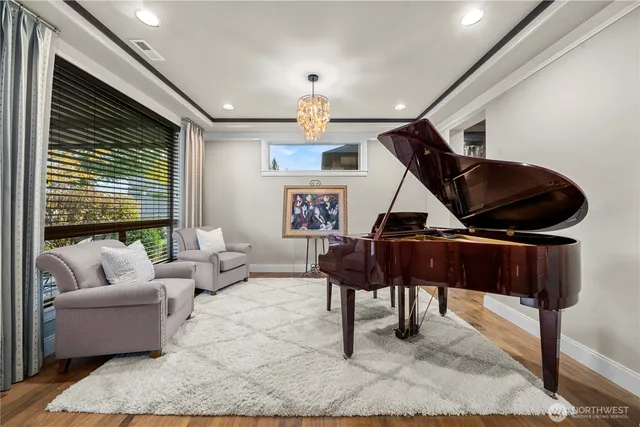 a kitchen with granite countertop lots of counter top space