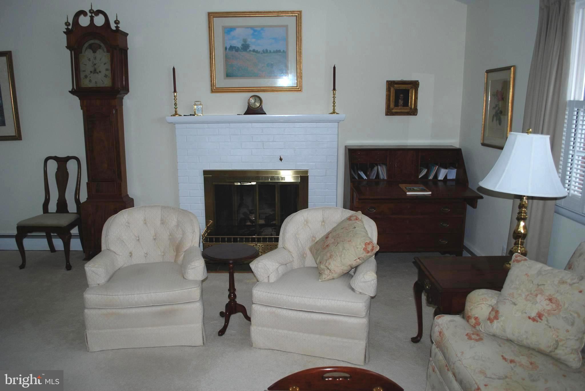 246 Coldbrook Road Lutherville-Timonium, MD 21093 - Photo 12 of 42 LIVING ROOM W/GAS FIREPLACE