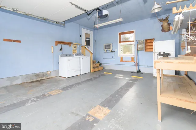 a view of a yard in front of a house with plants and large tree