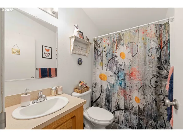 a room with furniture