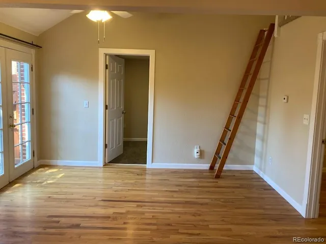 a view of an entryway with a floor