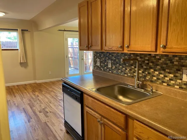 a close view of sink and tap