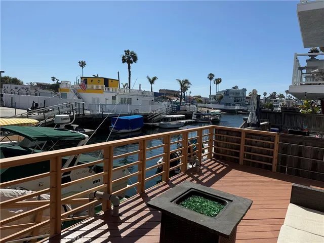 a view of a terrace with seating space