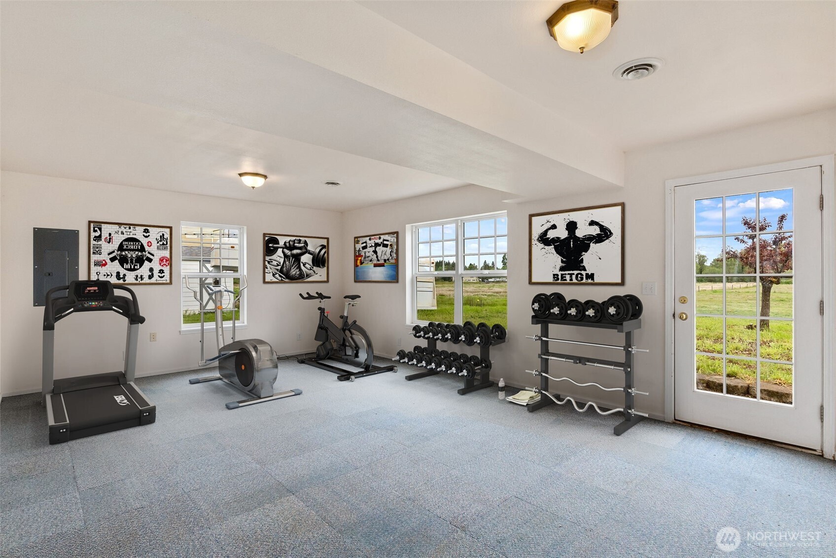 101 Briar Rose Lane Chehalis, WA 98532 - Photo 29 of 37 a room with furniture and gym equipment