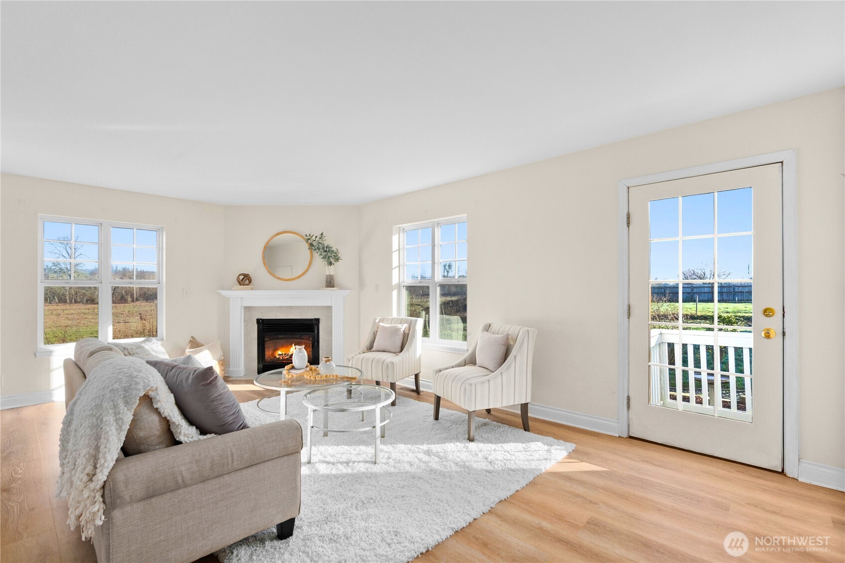 101 Briar Rose Lane Chehalis, WA 98532 - Photo 6 of 40 a living room with furniture a fireplace and a window