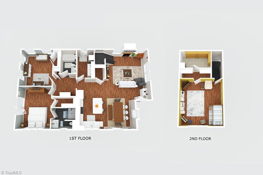 1626 Black Mountain Road Pilot Mountain, NC 27041 - Photo 47 of 47 Floor Plan