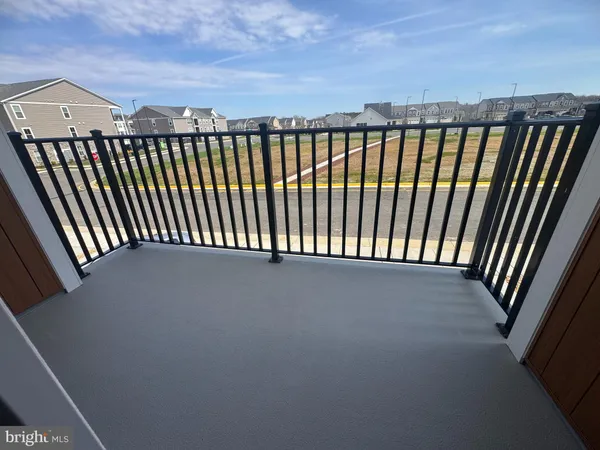a view of balcony with staircase