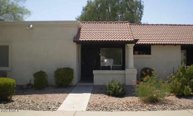 a view of a entryway door of the house
