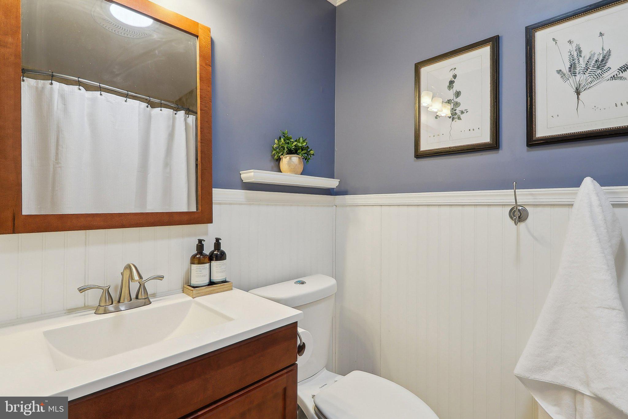 5201 Ferndale Street Springfield, VA 22151 - Photo 54 of 72 a bathroom with a sink mirror and toilet