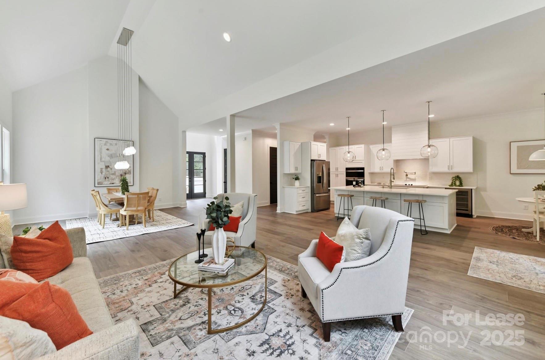 3830 Mill Run Terrell, NC 28682 - Photo 12 of 32 a living room with furniture and kitchen view
